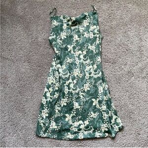 Floral Green Dress